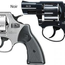 Revolver d'alarme à blanc ROHM RG59 - Cal. 380 (9mm RK) Noir