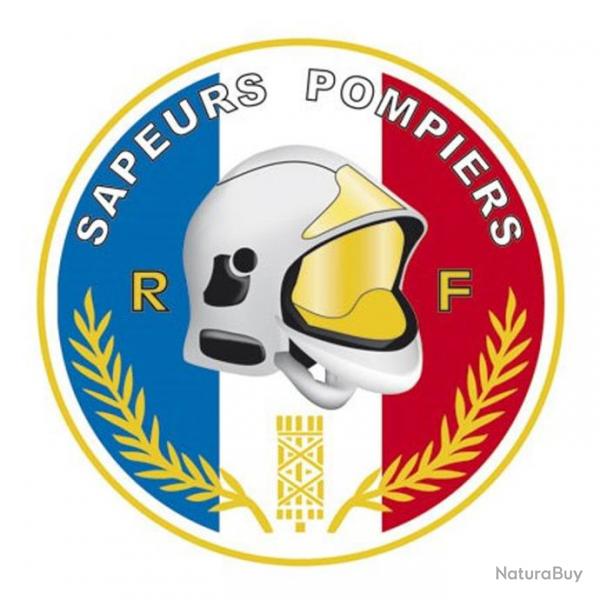 Autocollant Sapeurs-Pompiers rond