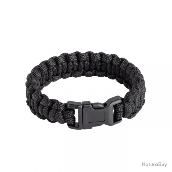 Bracelet de survie paracorde L NOIR