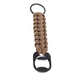 Porte-clés en paracorde avec décapsuleur TAN