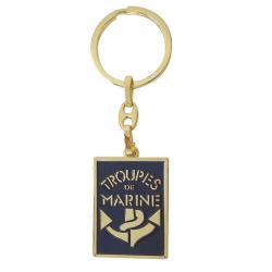 PORTE-CLES METAL TROUPES DE MARINE