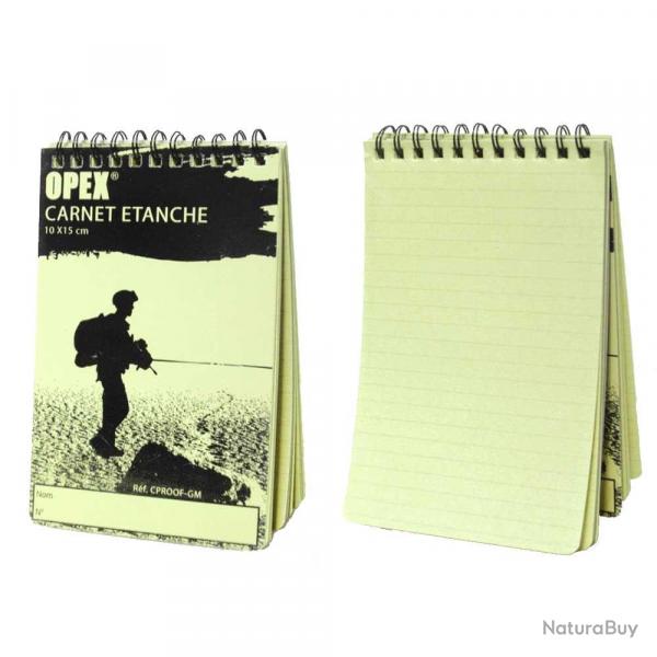 CARNET ETANCHE PM 75x130mm