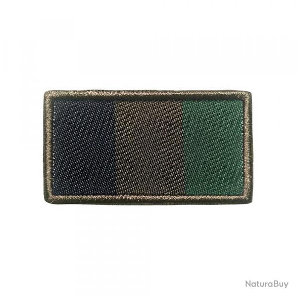 Patch drapeau franais basse visibilit brod sur tissu