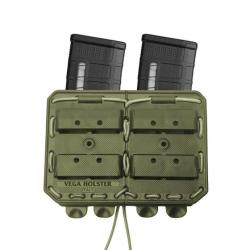 Porte-chargeur double côte à côte Bungy 8BL vert olive pour M4/AR15