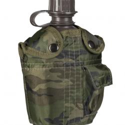 GOURDE US PVC 1L AVEC HOUSSE CAMO