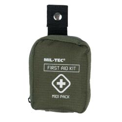 KIT DE PREMIERS SECOURS MIL-TEC MIDI PACK VERT