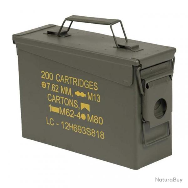 CAISSE  MUNITION STEEL M19A1 CAL.30 US VA