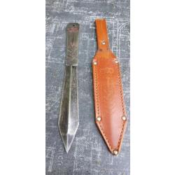 Couteau de lancer Vintage avec etui cuir