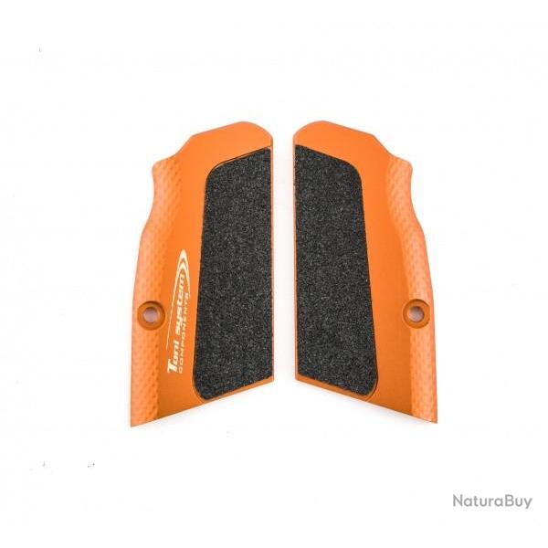 Poignes courtes Highgrip - pour Tanfoglio large frame - Orange - TONI SYSTEM