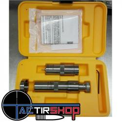 Jeu d'outils L.E Wilson 6.5 Creedmoor recalibrage de collet à bushing et siégeur micrométrique