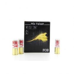 Cartouches de chasse FOB Mix Faisan - Cal.12/70 - 5 doré - 7 nickelé / Par 1