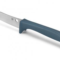 Couteau de Cuisine Spyderco Counter Critter Lame Acier 7Cr17 Manche Plastique Bleu SCK21PBL