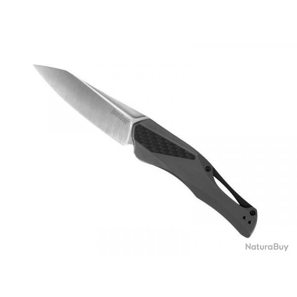 BEL632 COUTEAU KERSHAW "COLLATERAL" LAME ACIER OUVERTURE SPEEDSAFE MANCHE INOX INSERT CARBONE NEUF