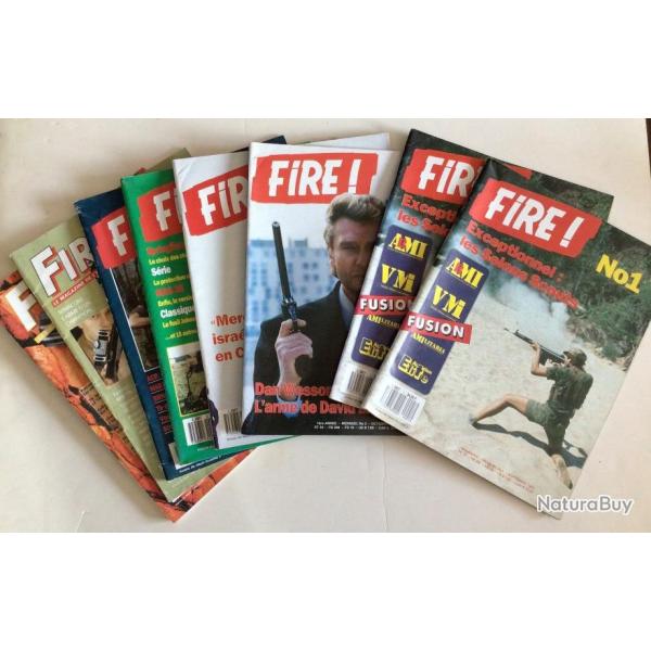 REVUE FIRE le magazine de l'homme d'action  (fusion de ARMI-VMI-AMILITARIA-ELITE ACTION) . Au choix