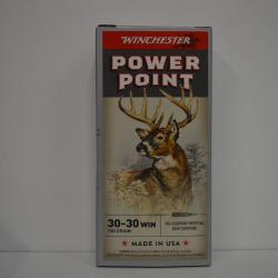 1 boite de Balles calibre 30-30 Win Power Point 150Gr