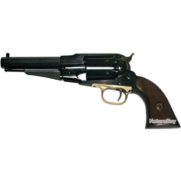 Revolver Pietta 1858 Remington Sheriff acier CROSSE QUADRILLEE