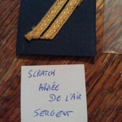 Scratch armée de l'Air sergent