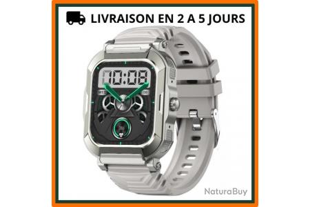 Montre militaire connect e multifonctions Gris Livraison