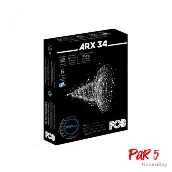 Cartouches de chasse FOB ARX 34 Cal.12 67 Par 5