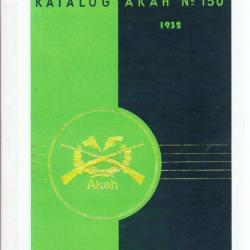 Catalogue AKAH de 1932 N°150 de 364 pages TBE