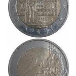 Collection 2 EUROS 2010 BREMEN -ALLEMAGNE