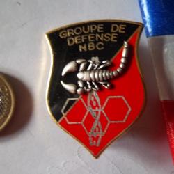 insigne collection militaire Groupe de Défense NBC A. Bertrand
