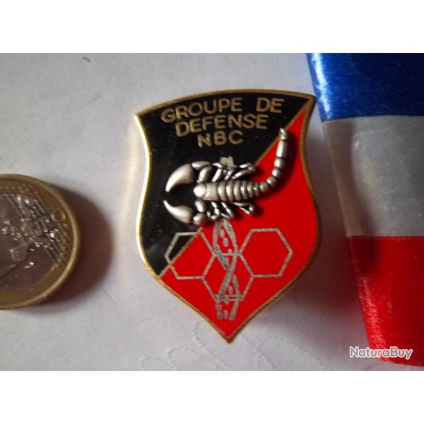 insigne collection militaire Groupe de Dfense NBC A. Bertrand