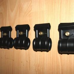5 CLAMPs collier canon pour lampe type Maglite pour REMINGTON BAIKAL 153 / 155 RAPID MOSSBERG etc...