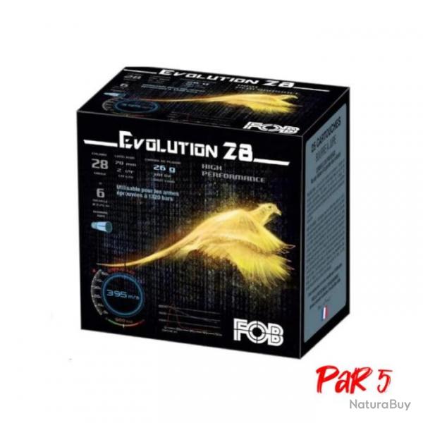 Cartouches FOB Evolution 28 HP BG Cal.28 70 6 Par