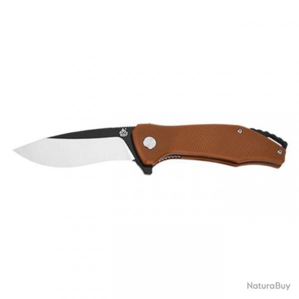 Couteau de poche QSP Raven - 20 cm Noir - Marron