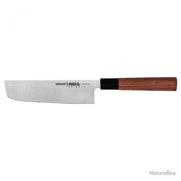 Couteau Samura Okinawa Nakiri - 17 cm