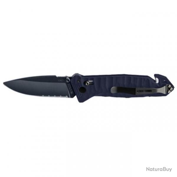Couteau de poche TB Outdoor CAC S200 - 3 fonctions 23,8 cm / Bleu - 23,8 cm / Bleu