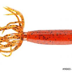 Leurre Souple Gary Yamamoto Fat Ika 10cm 9003 - Fire Craw