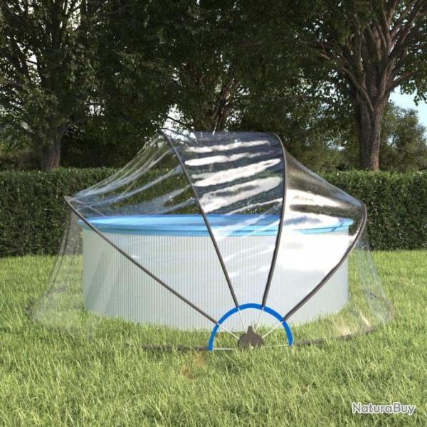 Dme de piscine rond 315x158 cm PVC