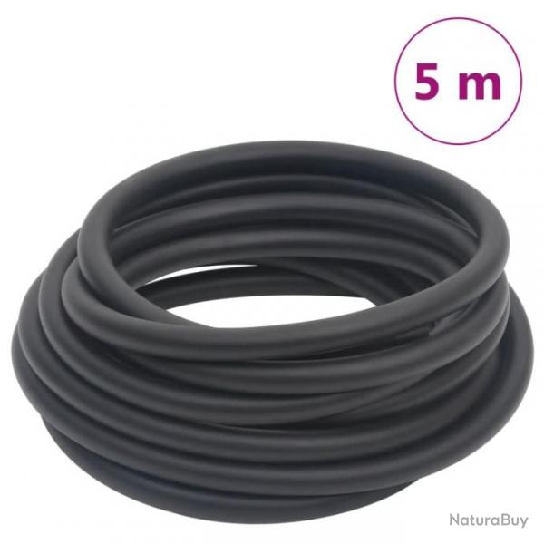 Tuyau d'air hybride noir 0,6" 5 m caoutchouc et PVC