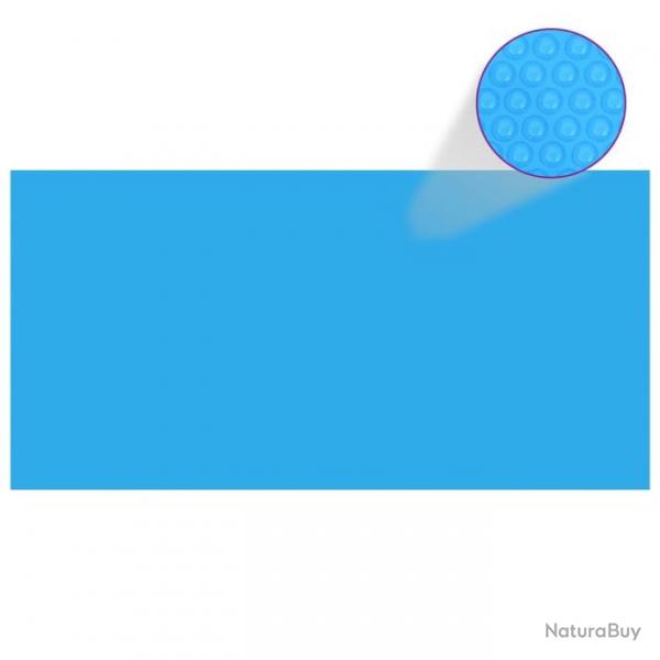 Couverture de piscine Bleu 488 x 244 cm PE