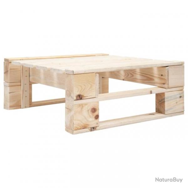 Repose-pied palette de jardin Bois