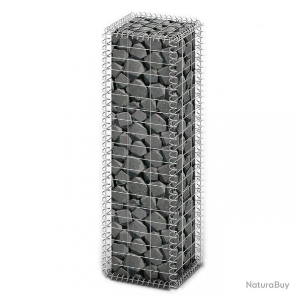 Panier de gabion avec couvercle Fil galvanis 100 x 30 x 30 cm