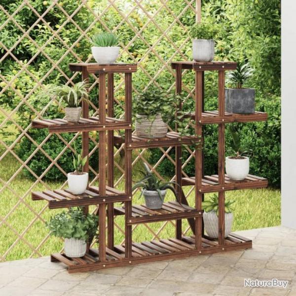 Support  fleurs 110x25x110,5 cm bois massif de sapin