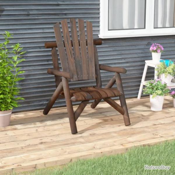 Chaise de jardin 68x86x103 cm bois massif d'pica