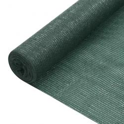 Filet brise-vue Vert 2x50 m PEHD 75 g/m²