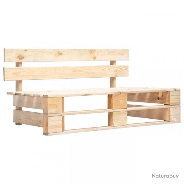 Banc palette de jardin Bois