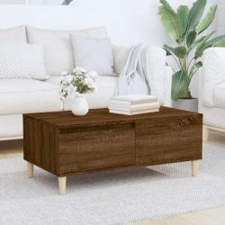 Table basse Chêne marron 90x50x36,5 cm Bois d'ingénierie