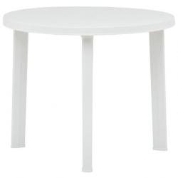 Table de jardin Blanc 89 cm Plastique