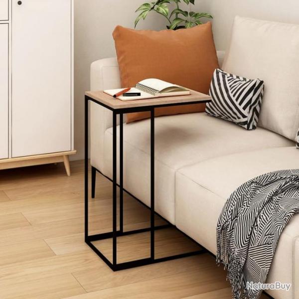 Table d'appoint Noir 40x30x59 cm Bois d'ingnierie