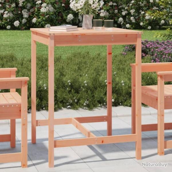 Table de jardin 82,5x82,5x110 cm bois massif de douglas