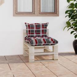 Canapé de milieu palette de jardin avec coussins Bois de pin