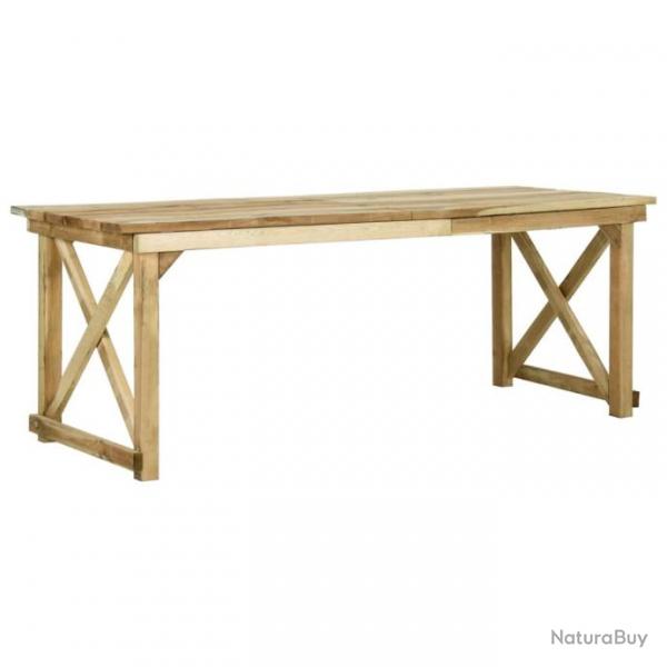 Table de jardin 200x79x75 cm Bois de pin imprgn