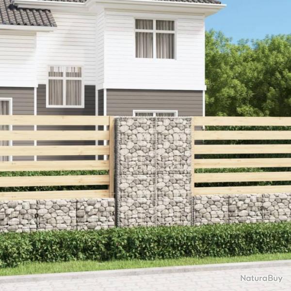 Panier de gabion avec couvercle Fil galvanis 150 x 100 x 30 cm