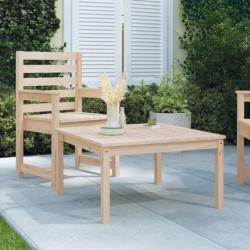 Table de jardin 82,5x82,5x45 cm bois massif de pin